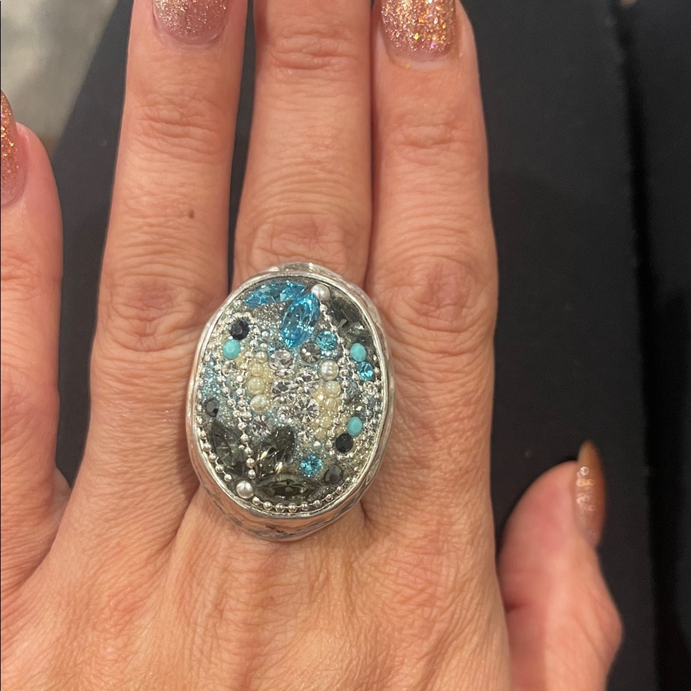 Orit Schatzman Hammered SS Ring